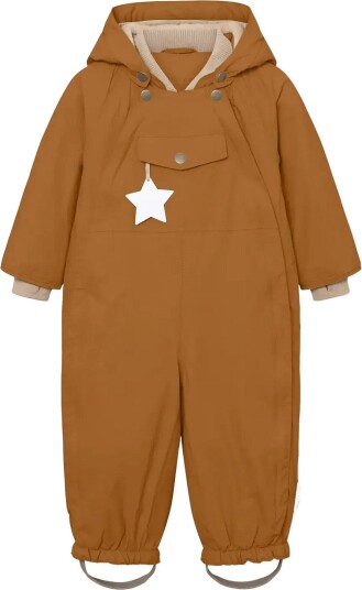 MINI A TURE Matwisti Fleece Lined Snowsuit. Grs   BROWN SUGAR   104
