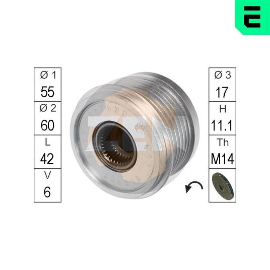 Dynamo remhjul ERA ZN5516 Dynamo remhjul ERA ZN5516