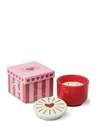 Paddywax Doftljus Charmed Heart 226 G Rött Glas Med Lock I Keramik Med Hjärta Wild Fig & Rose Red 10.5X10.5X8.3CM Paddywax Doftljus Charmed Heart 226 G Rött Glas Med Lock I Keramik Med Hjärta Wild Fig & Rose Red 10.5X10.5X8.3CM
