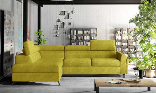 Seksjon Eltap Kairos 265x200x92 cm Omega 68 Gul Venstre
