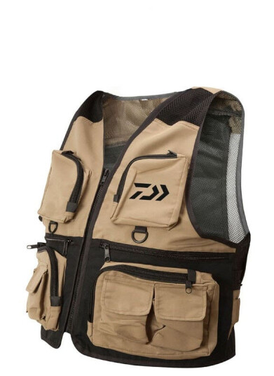 Daiwa Wading Waistcoat fluevest - Str. L
