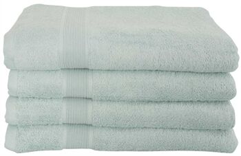 ByBorg Bambus badehåndkle - 70x140 cm - Lysegrønn - Bambus/bomull - Frottéhåndkle fra Excellent By Borg