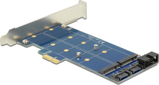 Delock PCIe 2x M.2 NGFF Controller 89374