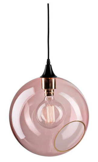 Design By Us - Ballroom XL Pendel Pink m/Svart Sokkel Design By Us - Ballroom XL Pendel Pink m/Svart Sokkel