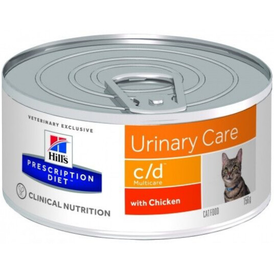 Hill's Prescription Diet c/d Multicare Kylling Våtfor til Katt 156g