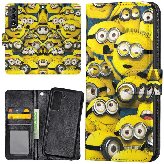 Generic Samsung Galaxy S21 Fe 5g - Lommebok Deksel Minions
