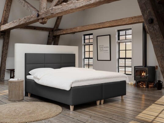 Nordic Dream Freja Nordlys 180x210 Antrasitt