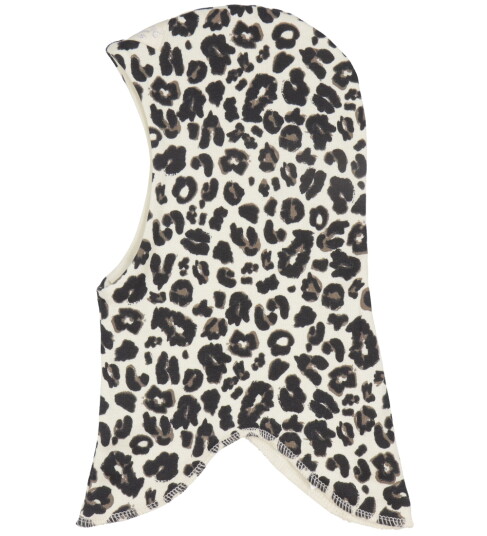 Racing Kids Balaclava 2 lags Leopard 2 4 år 92 104 Balaclava dobbel Brun Hvit Svart
