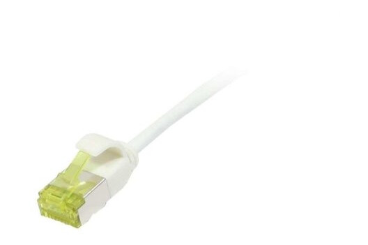 Patchkabel Rj45 Cat6a 500Mhz 015M Hvit Uftp Slimline Rund D38mm Tpelszhsuperflex Awg32 Med Cat7 Råkabel Synergy 21