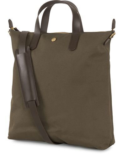 Mismo M/S Canvas Shopper Army/Dark Brown Mismo M/S Canvas Shopper Army/Dark Brown
