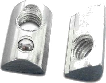 Radius Roll in T-nut T spring nut for 40 series M5