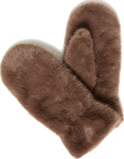 B.YOUNG Wolfie Mittens 2 Brun ONE SIZE B.YOUNG Wolfie Mittens 2 Brun ONE SIZE