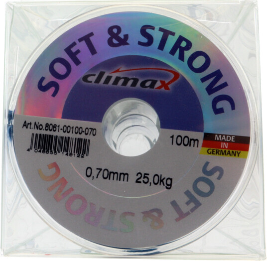 Climax Soft & Strong sene - 100m - 5pk - Multipack - 25,0kg - 0,70mm