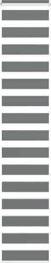 Sebragardin mørkegrå 45x230 cm stoff bredde 40,9 polyester