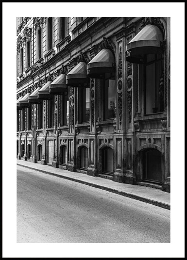 City Patterns in Black and White Plakat Plakat / 70x100cm
