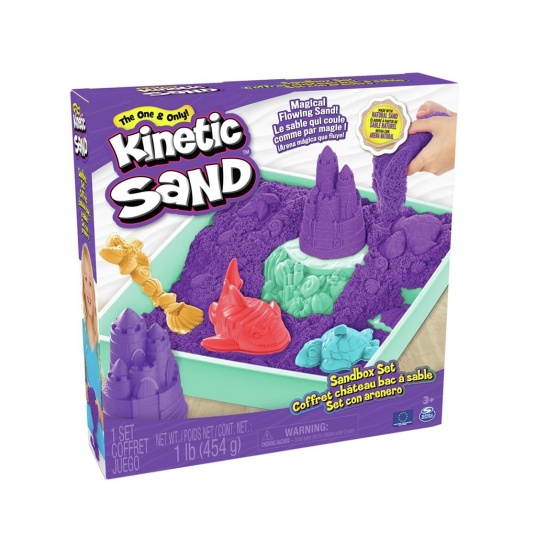 Kinetic Sand Sandbox Set Purple 6067477 Kinetic Sand Sandbox Set Purple 6067477