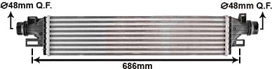 VAN WEZEL 37014718 Intercooler