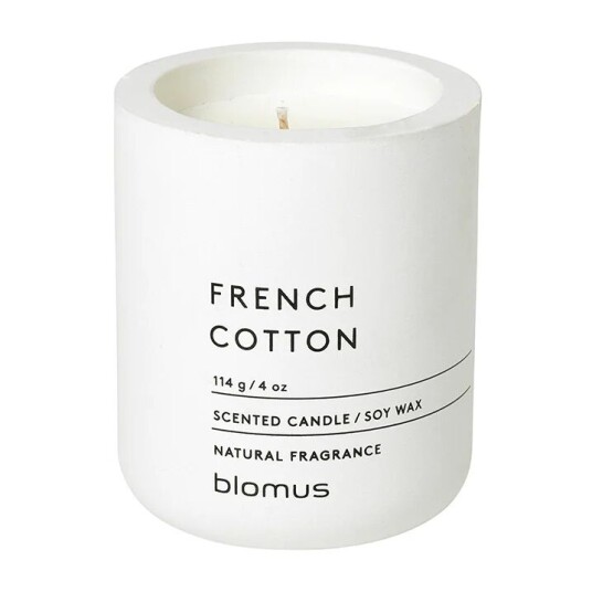 Blomus Fraga duftlys 24 timer French Cotton-Lily White 1713021-03-0 1713021-07-0 Blomus Fraga duftlys 24 timer French Cotton-Lily White 1713021-03-0 1713021-07-0