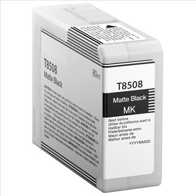 Epson T8508 blekkpatron - C13T850800 Original - Matte Svart 80 ml Epson T8508 blekkpatron - C13T850800 Original - Matte Svart 80 ml