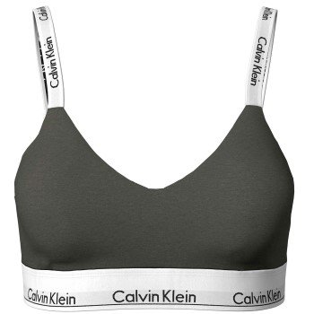 Calvin Klein BH Modern Cotton Light Lined Bralette Oliven Small Dame Calvin Klein BH Modern Cotton Light Lined Bralette Oliven Small Dame