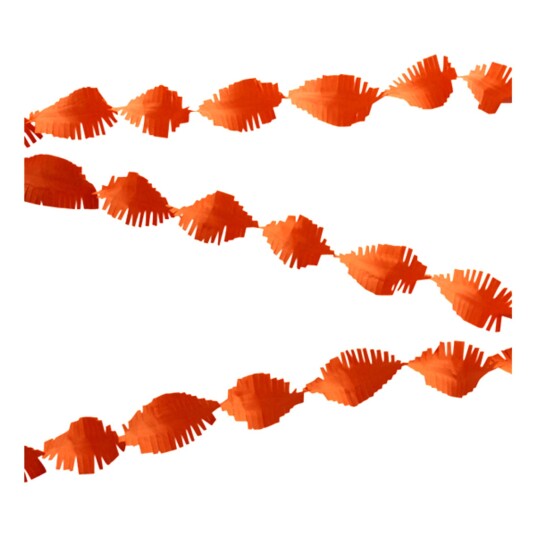 Globos Europe Kreppgirlander Oransje - 24 meter