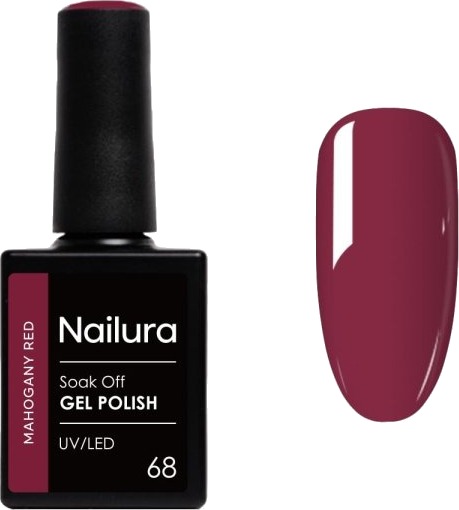 Nailura Gelpolish 68 – Mahogany Red – 10 ml