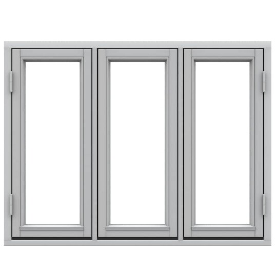 Vindu Lyssand Vinduer Sidehengslet 3-Lags 3-Rams Tre Vindu Lyssand Vinduer Sidehengslet 3-Lags 3-Rams Tre