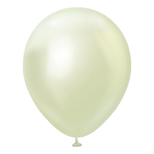 Ballongkungen AB Lateksballonger Professional Green Gold Chrome - 25-pakning