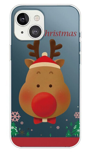 INCOVER iPhone 14 TPU Plast Jul Deksel - Reinsdyrhode