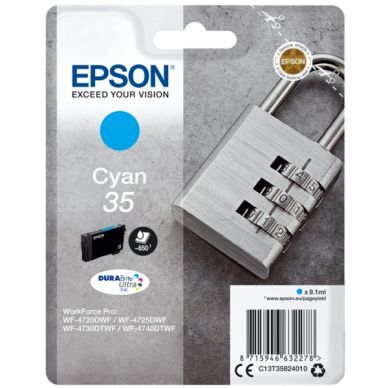 Epson Epson 35 Blekkpatron cyan T3582
