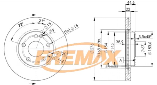 Bremseskive FREMAX BD-0111