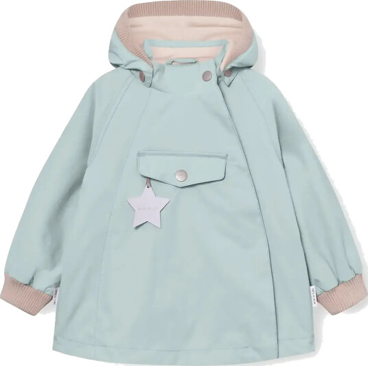 MINI A TURE Matwai Fleece Lined Jacket. Grs Blue 2Y/92