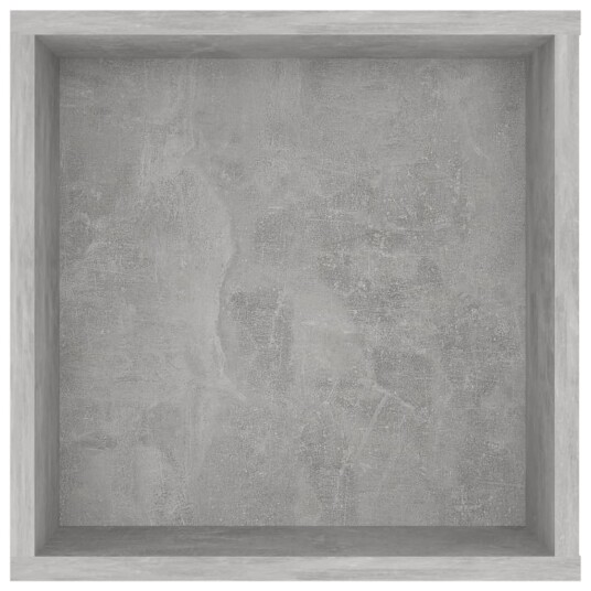vidaXL Vegghengt TV-benk betonggrå 102x35x35 cm sponplate