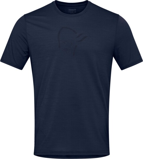 Norrøna Men's Femund Equaliser Merino T- Shirt Indigo Night M, Indigo Night