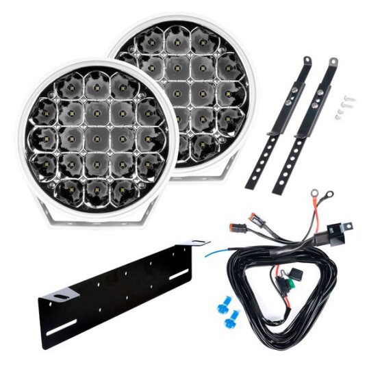 Ekstralys PURELUX 770 White Gen2   Rund / 18 cm / 130W 2 stk   Komplett pakke