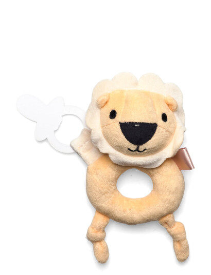 Geggamoja Ring Rattle Beige Doddi - Multi/patterned - ONE SIZE Geggamoja Ring Rattle Beige Doddi - Multi/patterned - ONE SIZE