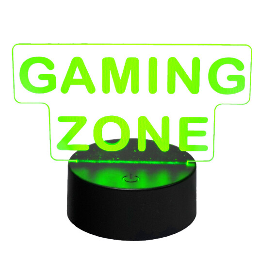 Mecharite 3D LED lampe Gaming Zone ??? USB???drevet fjernkontroll ??? Flerfarget Mecharite 3D LED lampe Gaming Zone ??? USB???drevet fjernkontroll ??? Flerfarget
