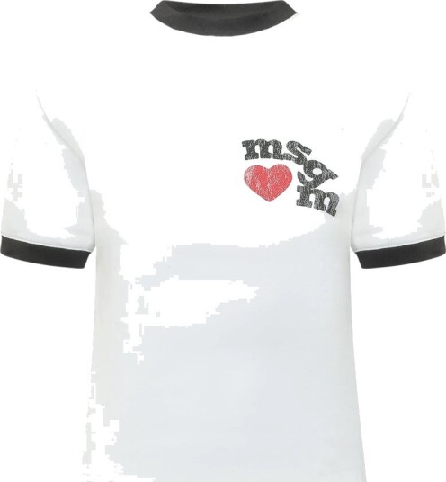 Msgm Dame Topper Hvit S,