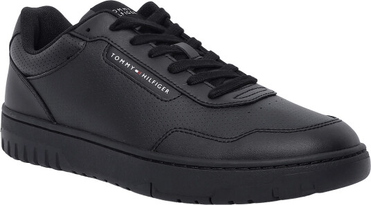 Tommy Hilfiger Th Basket Core Leather   Black   41