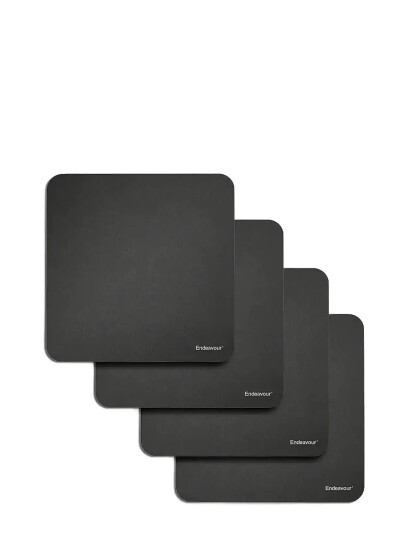 Endeavour Bread & Butter Board Black 14X14 Cm - Black - 12X 12X 0.5CM Endeavour Bread & Butter Board Black 14X14 Cm - Black - 12X 12X 0.5CM