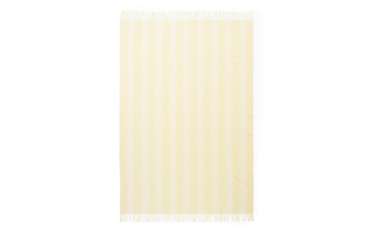 Normann Copenhagen Pledd Candy Stripe Pale Yellow