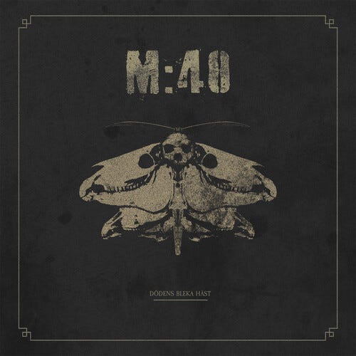 M:40 Dodens Bleka Hast LP/Vinyl