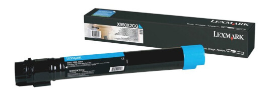 Lexmark X950 C Toner - X950X2CG Original - Cyan 22000 sider