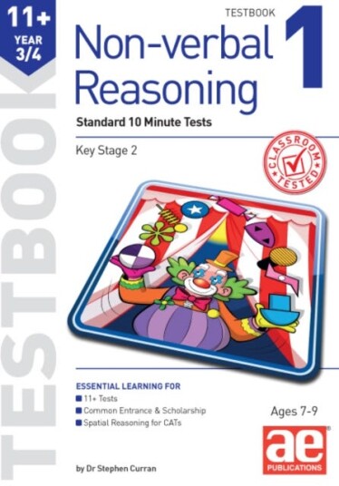 11+ Nonverbal Reasoning Year 3/4 Testbook 1  Standard 10 Minute Tests