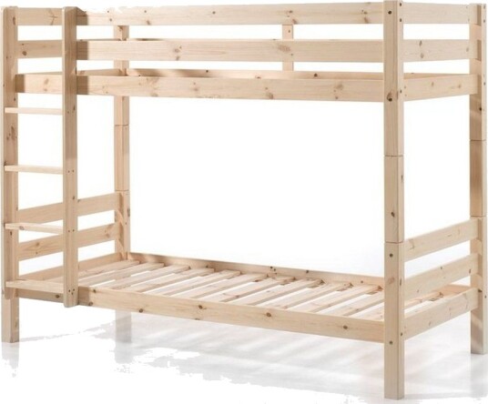 Køyeseng med Underseng Pino Naturlig 160 cm Naturlig 160 cm