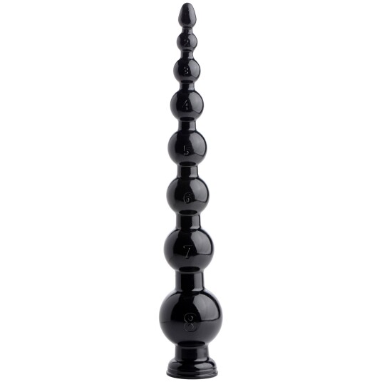 Hosed Graduated Beaded Hose 50 cm - Black