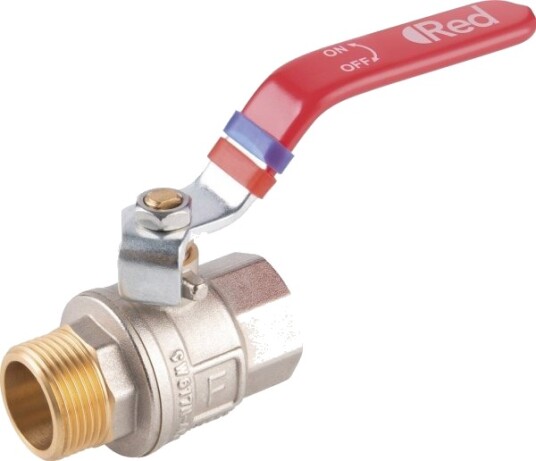 Ferro Kuleventil Muffe-/Skrutilkobling Med Spak 1 1/4" F-Power Pro