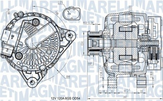 Dynamo MAGNETI MARELLI 063731545910