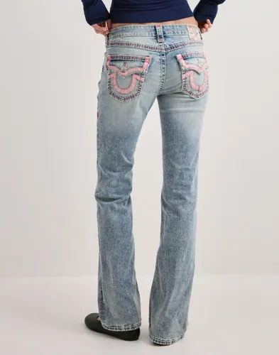 True Religion   Blå   Applique Becca Mr Bootcut Flp