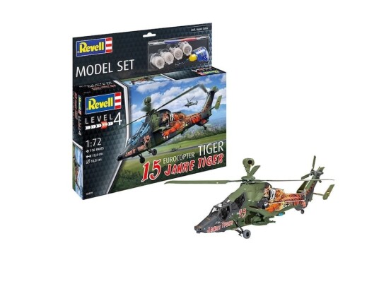 Revell Startsett 1/72 Eurocopter Tiger 15th Anniversary